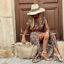 thumbnail 3 - Womens Summer V Neck Boho Belted Long Maxi Dress Ladies Beach Holiday Sundress