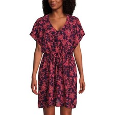 Lands' End Ladies Swim Cover-Up Size XS/S Floral