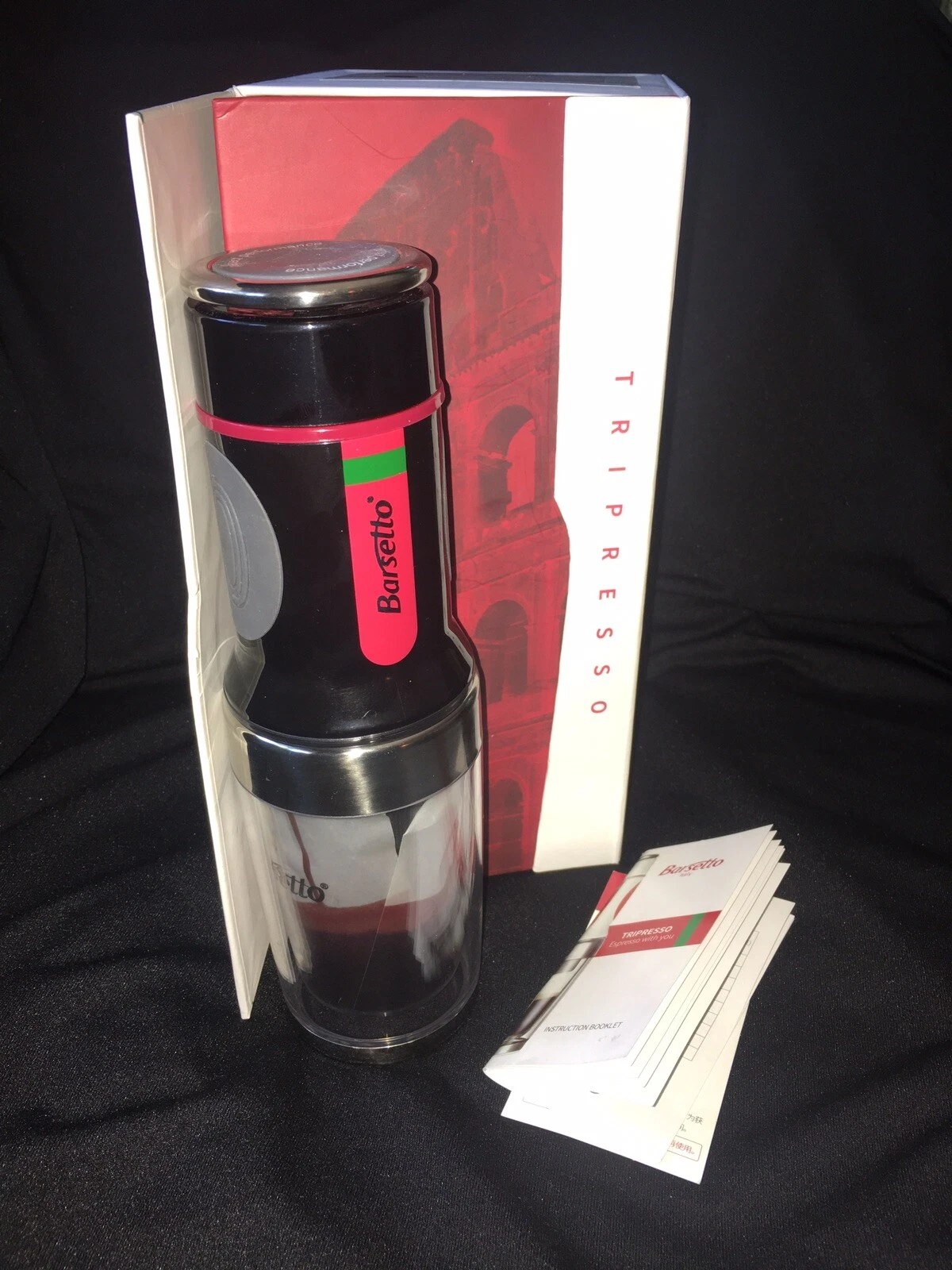 Barsetto Portable Italian Espresso Coffee Machine Tripresso Camp Prepper