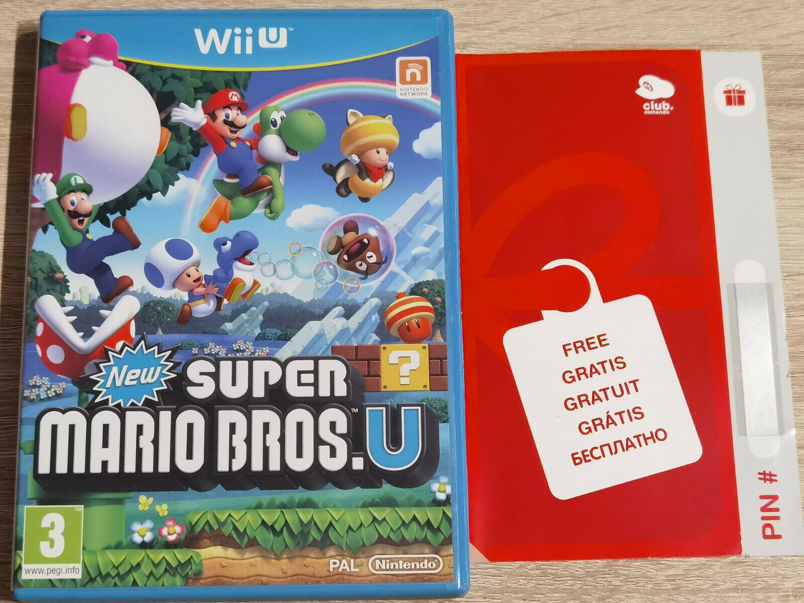 New Super Mario Bros.U Wii U Wiiu Pin