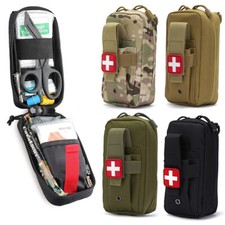 Tactical Molle First Aid Bag EDC Medical Pouch Outdoor Trauma Tourniquet Holder