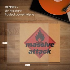 Custodie Per Dischi In Vinile Spldsun - 50pz Semitrasparenti, Antistatiche, 30.5cm, Protezione Angoli Arrotondati - Foto 2