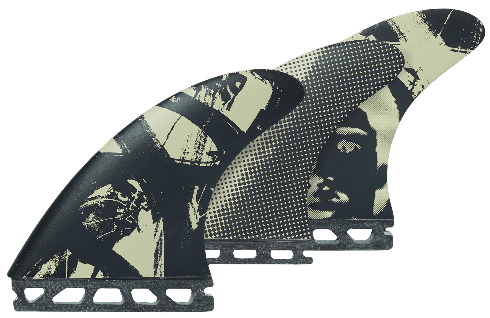 Комплект подрулевых плавников Captain Fin Mikey February Futures - Черный - M - Новый