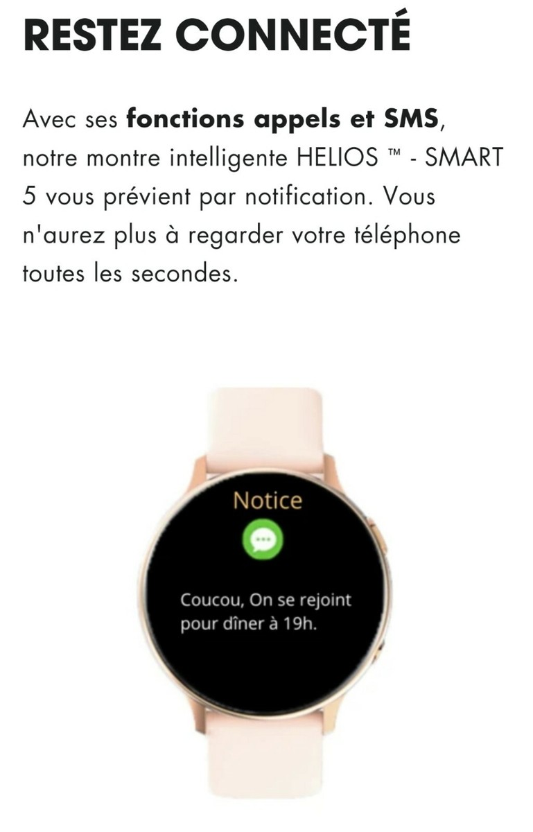 Energetics Intersport Montre ConnectÃ©e Rose Sport Montre ConnectÃ