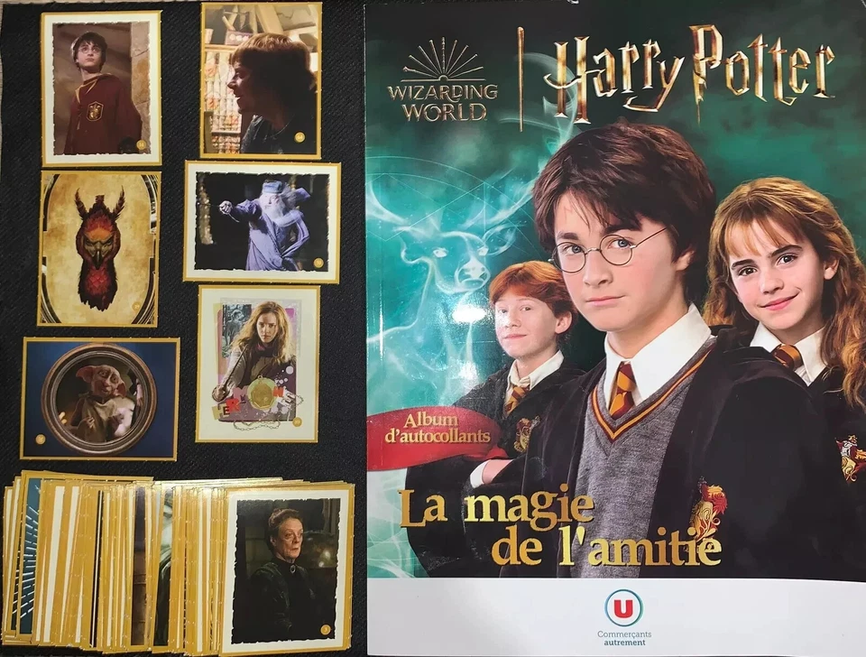 Set Complet 90 Sticker Autocollant Image HARRY POTTER collection 2022 SUPER U - Photo 1/1