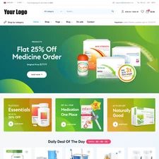 Health Care Products Website Design with Free VPS Web Hosting & Installation