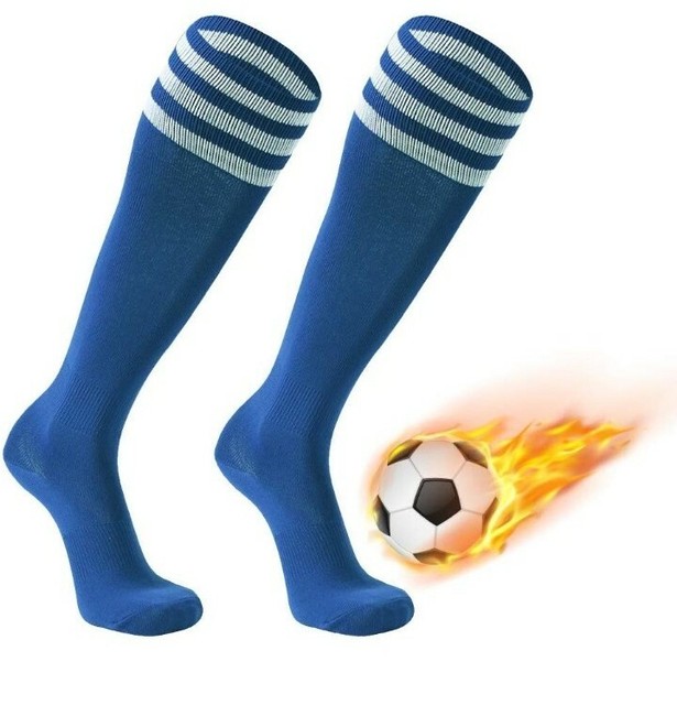 Footplus Light Blue/Black, Soccer/Athletic Socks, Size M, 10 Pair eBay