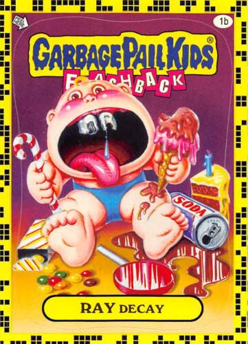GARBAGE PAIL KIDS 2011 FLASHBACK SERIES 2 PICK-A-CARD YELLOW BASE STICKERS TOPPS - Picture 4 of 321