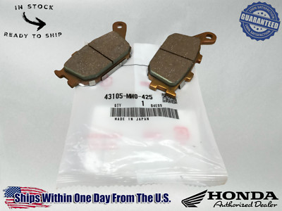 Honda OEM (01-06) CBR600F F4i CB600F Hornet Rear Pads 43105-MW0-425