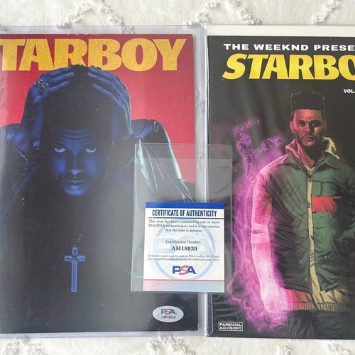 The Weeknd Signed "Starboy" 8x10 Photo Autograph Lithograph PSA & Starboy Comic - Picture 7 of 7