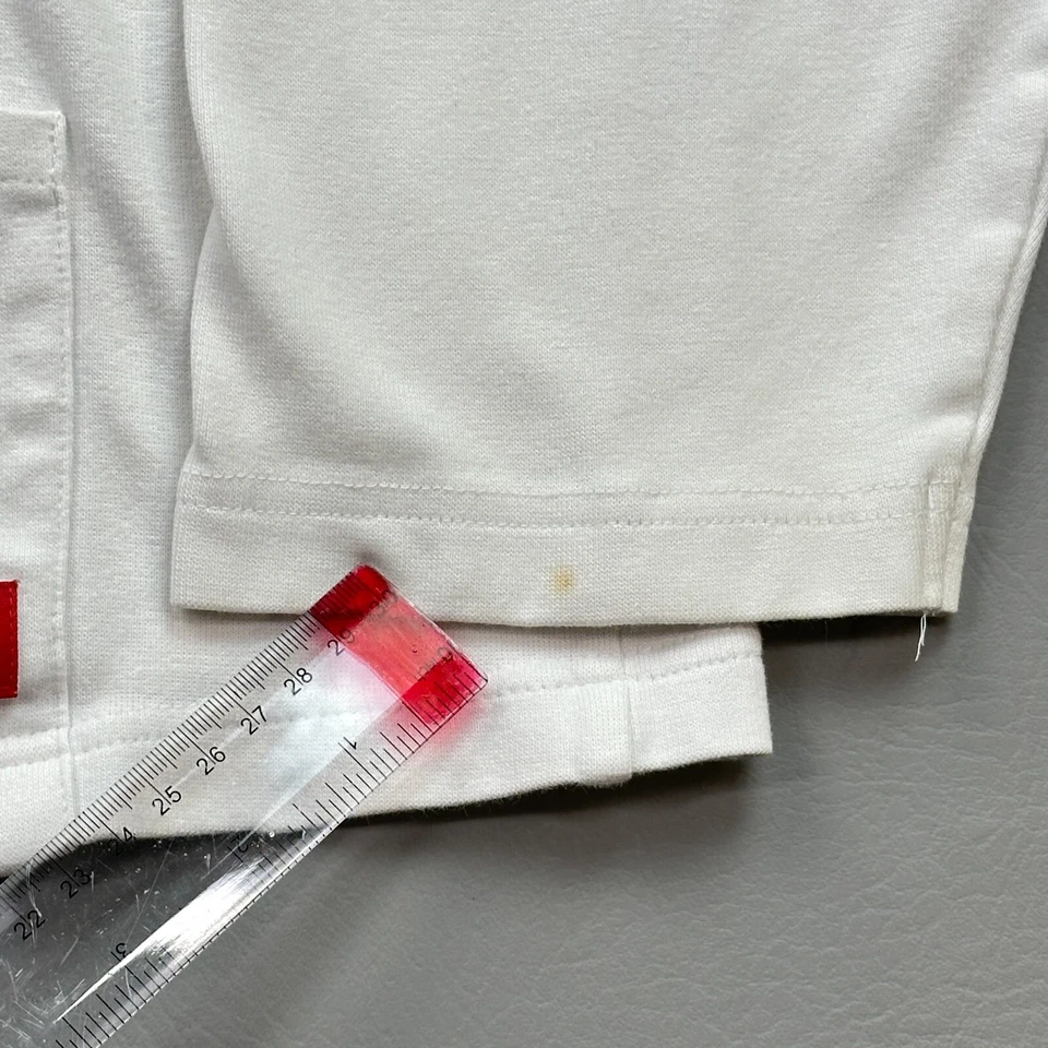 Sudadera con capucha Dickies para mujer XL blanca cremallera completa elástica con capucha ropa de trabajo Y2K Foto 4 de 4