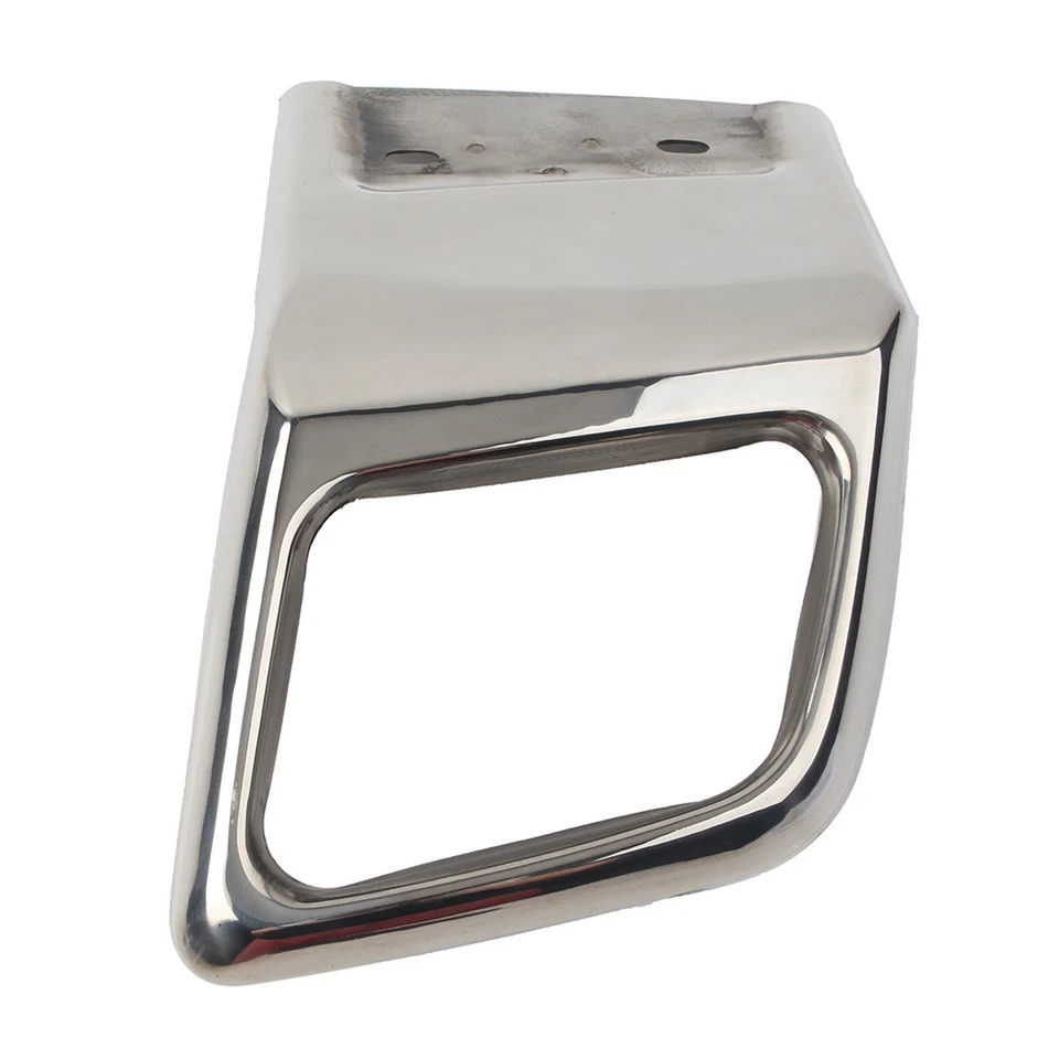 Silver Rear Bumper Exhaust Tube Trim For Land Rover Range Rover Evoque 2010-2018 - Image 2 of 4