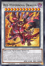 Yugioh BLZD-EN038 Red Hypernova Dragon Super ...