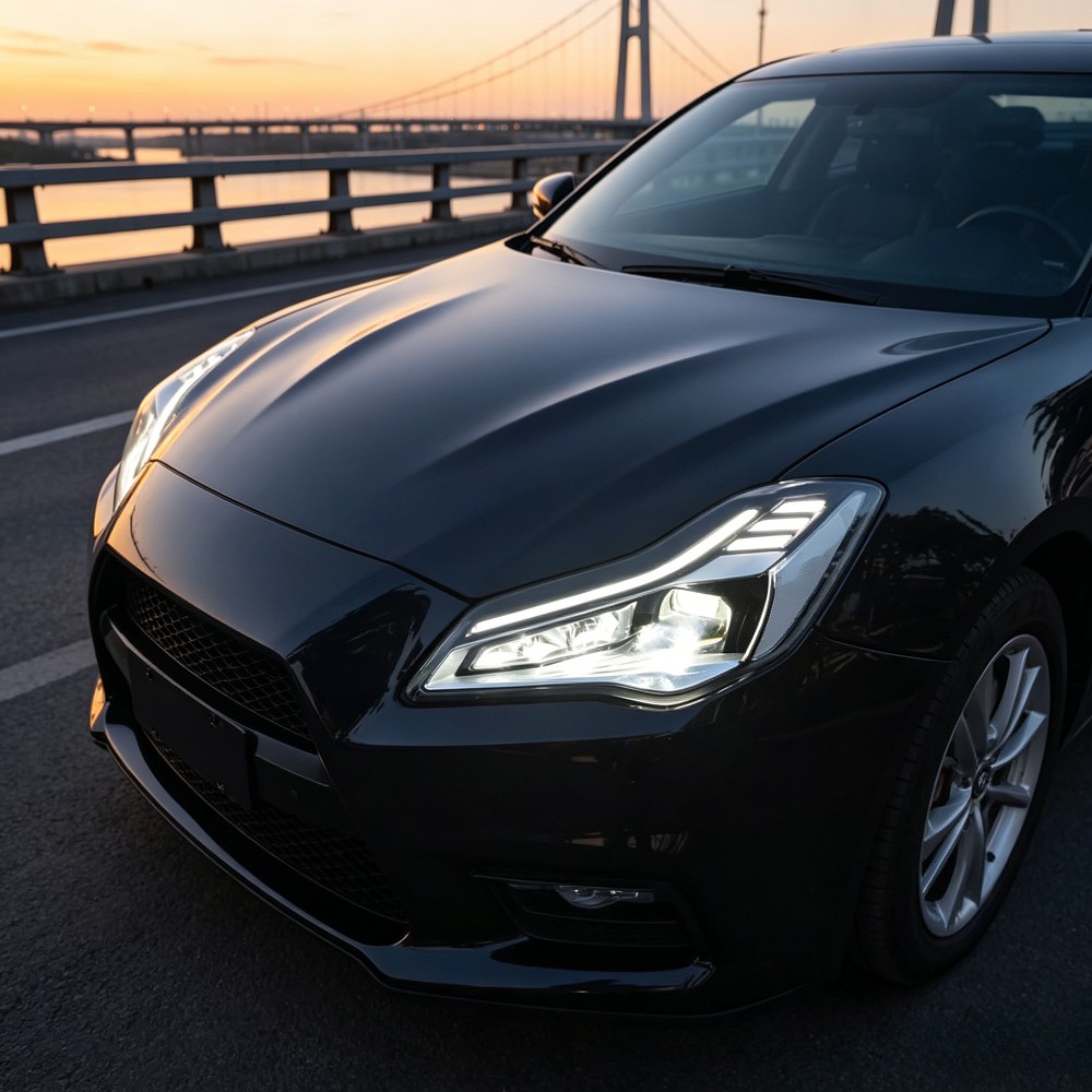 Front LED Headlight Upgrade DRL Lamps For Maserati Quattroporte 2013-2017 