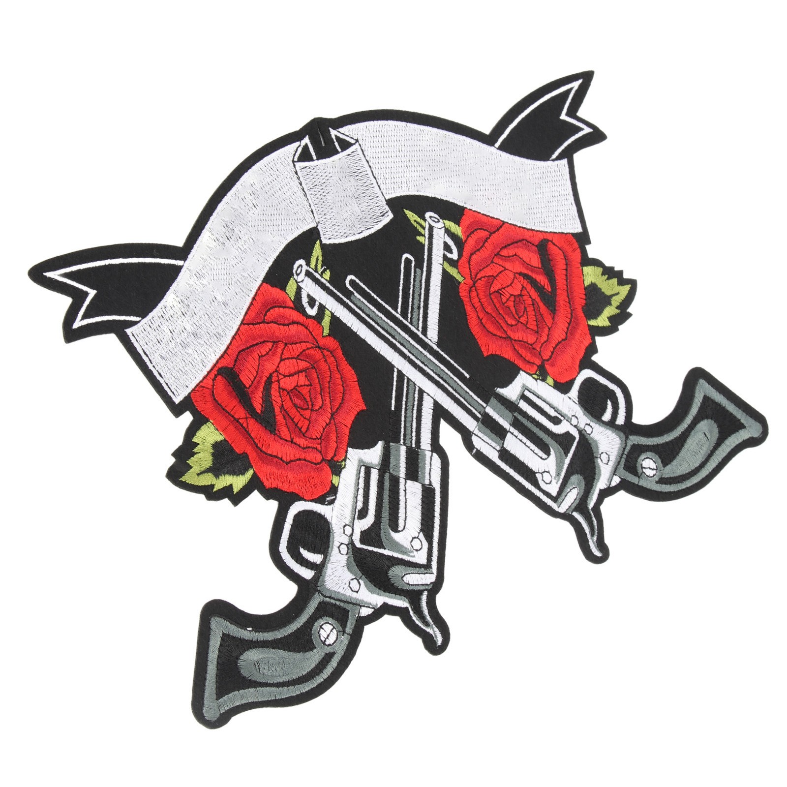 5 Iron On Big Patches Flower Embroidered Patch DIY Clothes Decoration Excellent