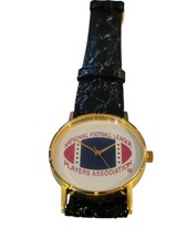 NFL Players Association Watch NOS New Battery 8/10/26 Quartz Analog Vintage RARE