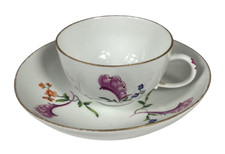 MEISSEN Marcolini Period Porcelain Cups and Saucers Made in Germany