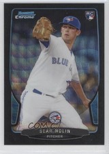 2013 Bowman Draft Chrome Black Wave Refractor Sean Nolin #33 0a1