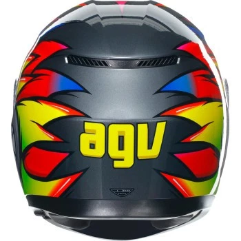 *ENVÍO GRATUITO* CASCO AGV K3 BIRDY 2.0 GRIS/AMARILLO ELIGE TU TALLA Foto 4 de 4