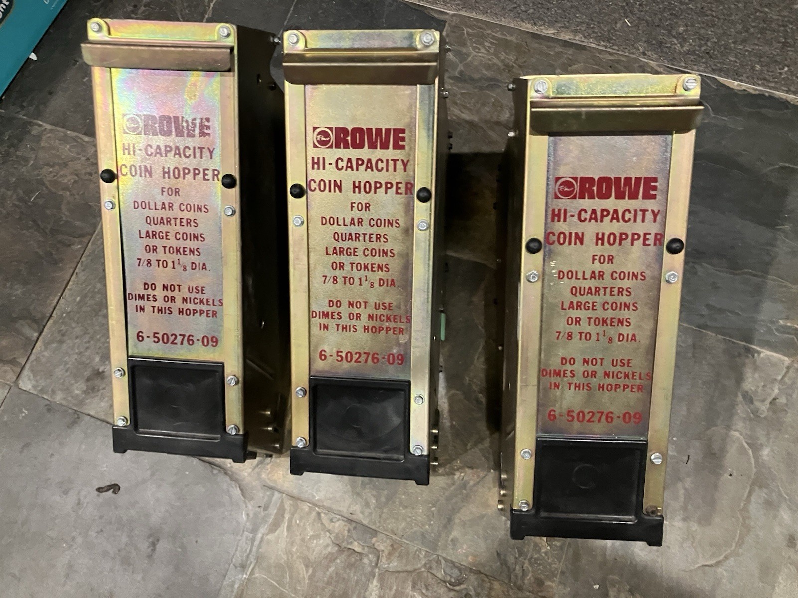 Rowe Change Machine Hopper High Capacity 6-50276-09 1 Pc