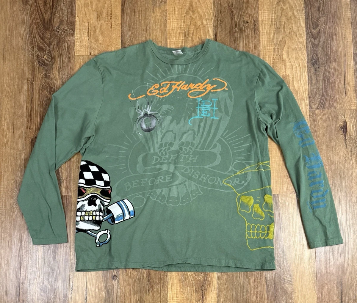 Ed Hardy Long Sleeve T-Shirts for Men for sale | eBay