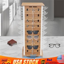 4-Sided Sunglasses Display Rack 36 66cm Eyeglass Organizer Holder 360  Rotating
