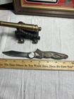 UNUSUAL TRIFOLD FOX KNIFE RARE VINTAGE  — photo 1