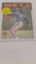 Topps 1986 Dwight Gooden #250 New York Mets Baseball Card Base Set