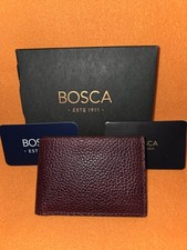 Bosca Leather Small Wallet RFID