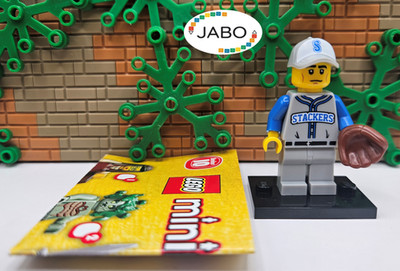 ( S3 / 5 / 13 ) Lego Minifigures col157 col10-13 Baseball Fielder Series 10