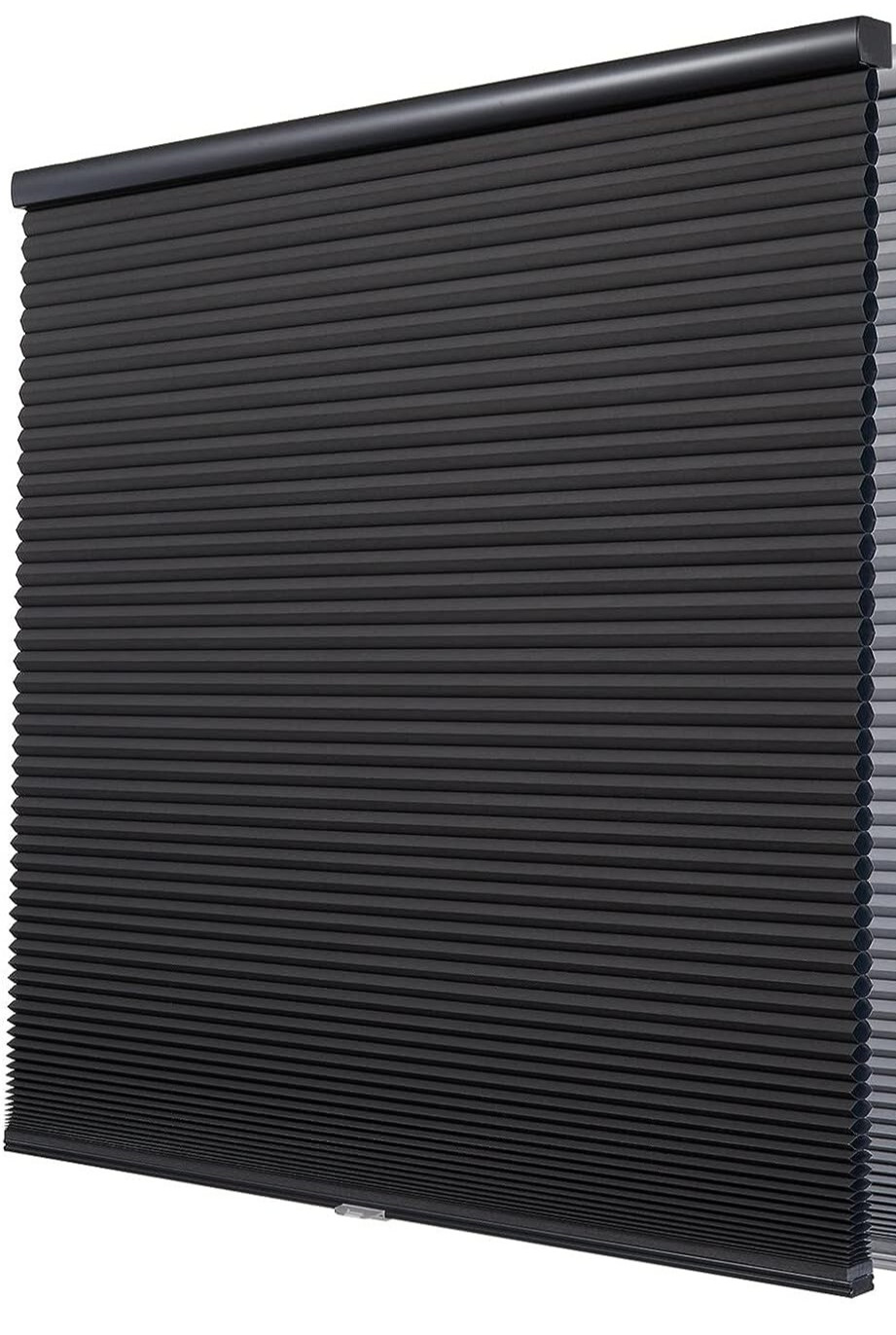 Cordless Home Window Blinds 27" X 64" Black