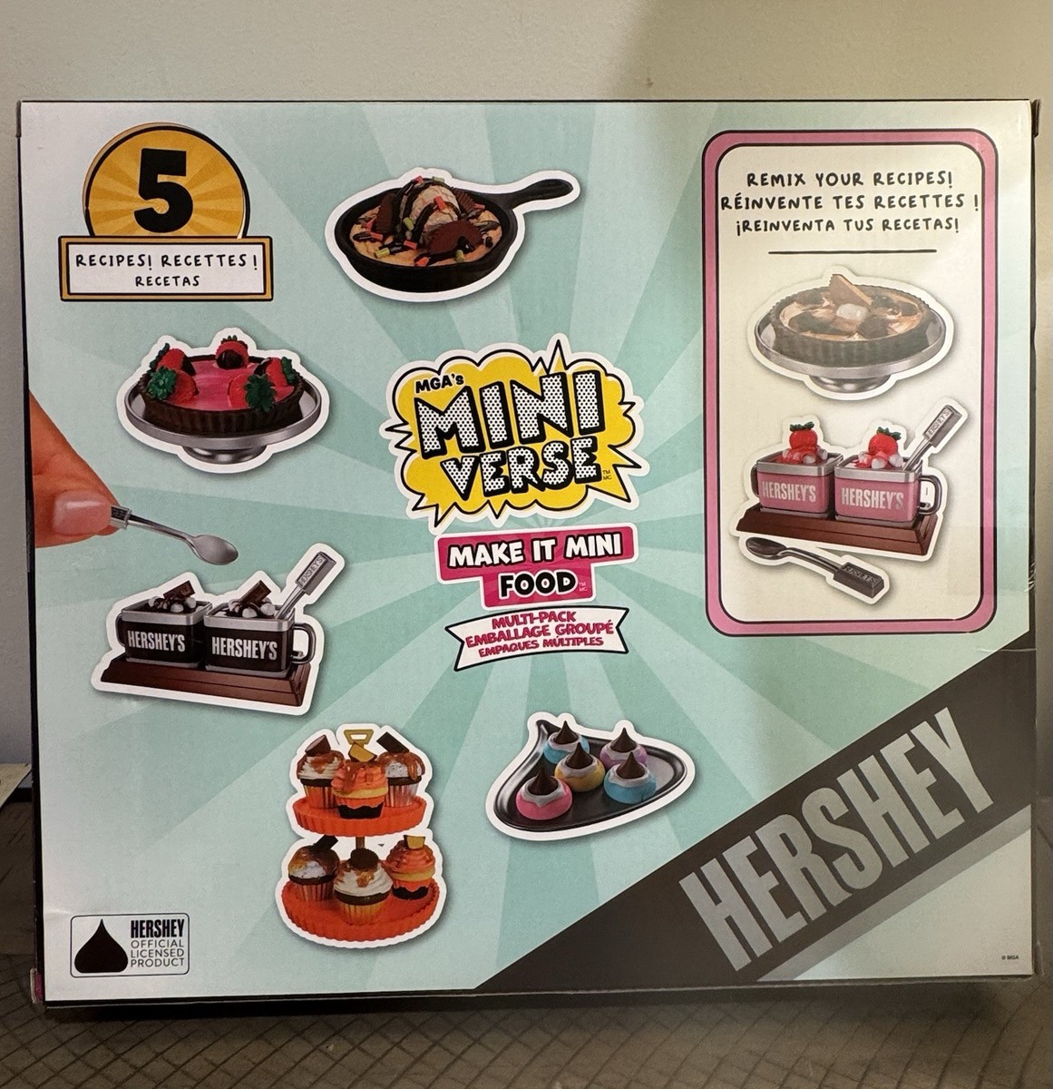 MGA's Miniverse HERSHEY Make It Mini Food 30 Pieces Multi-pack 5
