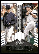 2022 Absolute Historical Duals Retail #7 Billy Martin Thurman Munson - BB