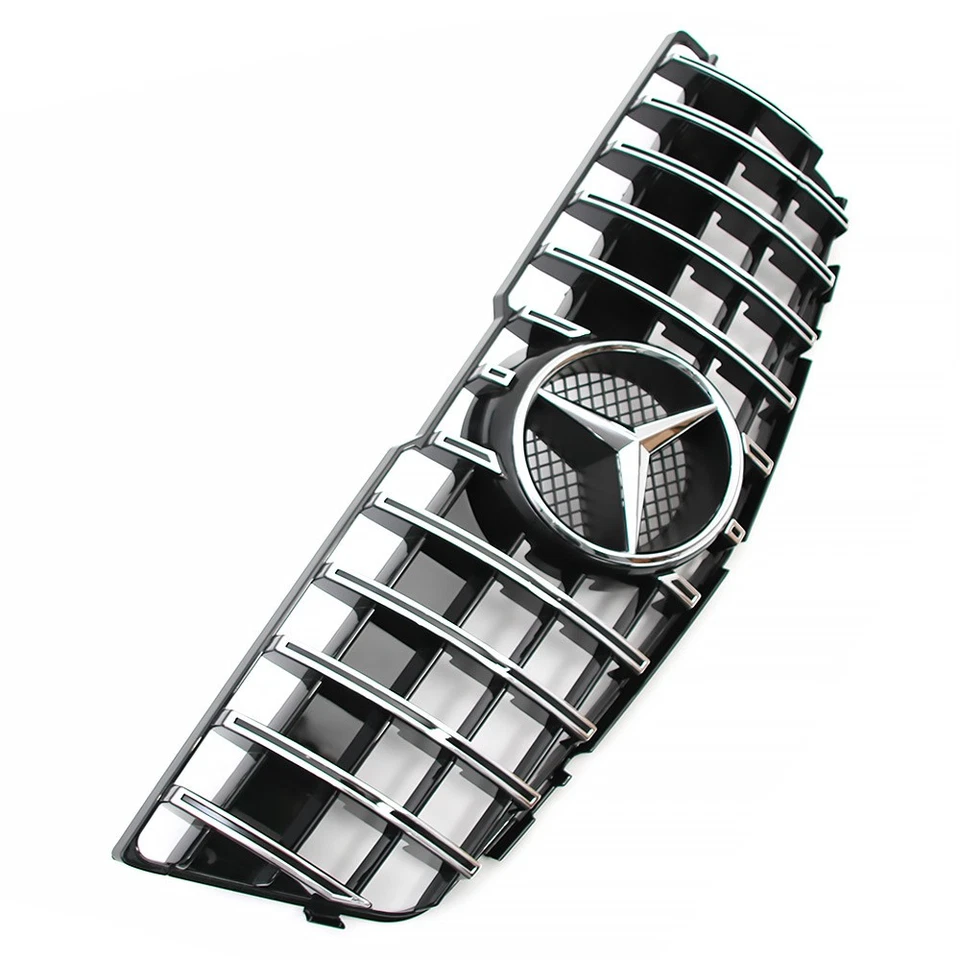 Front Grill For 2009-2012 Mercedes-Benz X204 GLK300 GLK350 Bumper Grille w/Star Foto 3 de 4