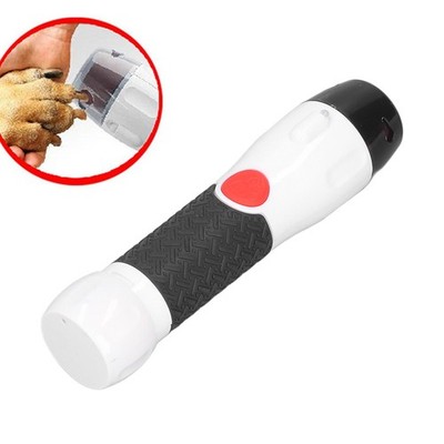 Dog Nail Grinder Electric Pet Nail Trimmer With LED Lights For Small Medium SET