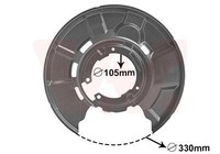 Van Wezel Spritzblech, Bremsscheibe 0627373 FüR Bmw