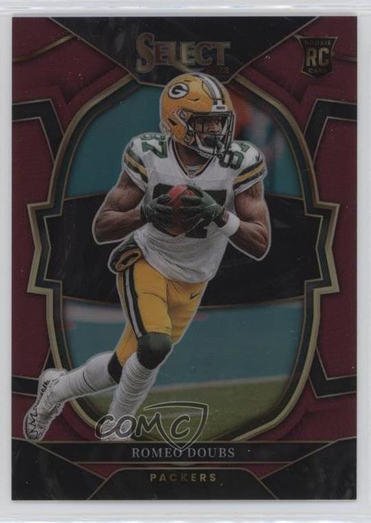 2022 Panini Select Concourse Maroon Prizm 114/149 Romeo Doubs #54 rp9