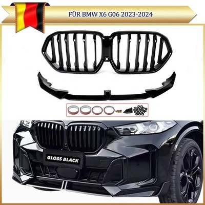 M-Performance Stoßstange Kühlergrill für BMW X6 G06 23-2026 Mopf Frontspoiler