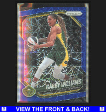 Gabby Williams 2025 Panini Prizm WNBA Blue Velocity Holo Prizm SEA Storm 77