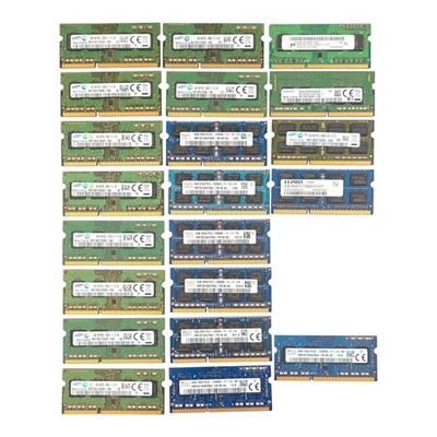 Lot of 21 Samsung Micron SKHynix ELPIDA 4GB DDR3 DDR4 1Rx8 PC4-2133P-SAO-11 DRAM