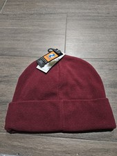 Maroon/Burgundy Fleece Hat Beanie Winter Cap One Size Warm Super Soft