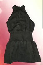 Tart Mitena  Dress - Green Bay Medium Tiered Ruffle Skirt and Smocked Halter M 
