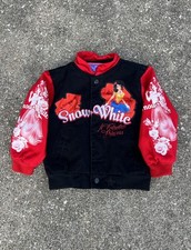 JH Design, Disney Snow White Princess Toddler embroidered Racing Jacket 3T