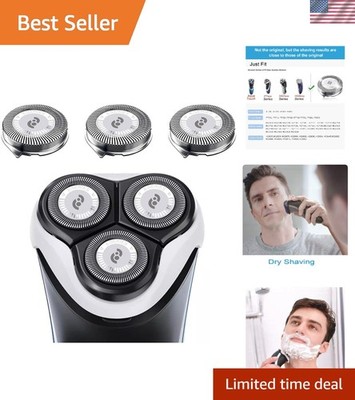 HQ8 Replacement Heads for Philips Norelco Aquatec - 3-Piece Hypoallergenic Pack