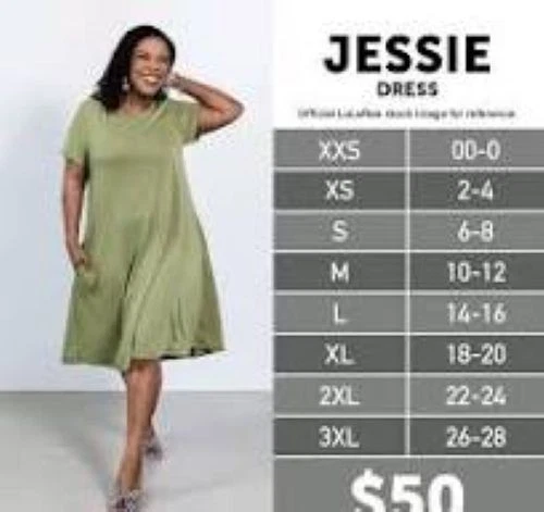 Nuevo con etiquetas Vestido Jessie Lularoe GRANDE con Bolsillos Marrón, Negro, Blanco Estampado #248089 Foto 4 de 4