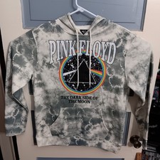 Pink Floyd Large Beige Pullover Hoodie With Tags The Dark Side Of The Moon R65