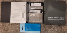 1988 MS-DOS 3.3 User Guide 1st Printing NEC Advanced Personal Comp Floppy Disks