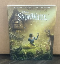 Snow White 2025 Blu-ray DVD Digital NEW with slipcover