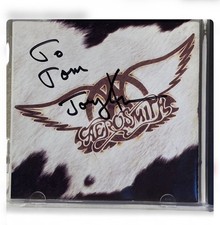 Joey Kramer Drummer If Aerosmith SIGNED CD of Get A Grip RARE
