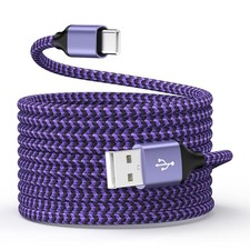 6FT Cable for Motorola Razr 2025, Ultra Edge, Edge Plus, Purple